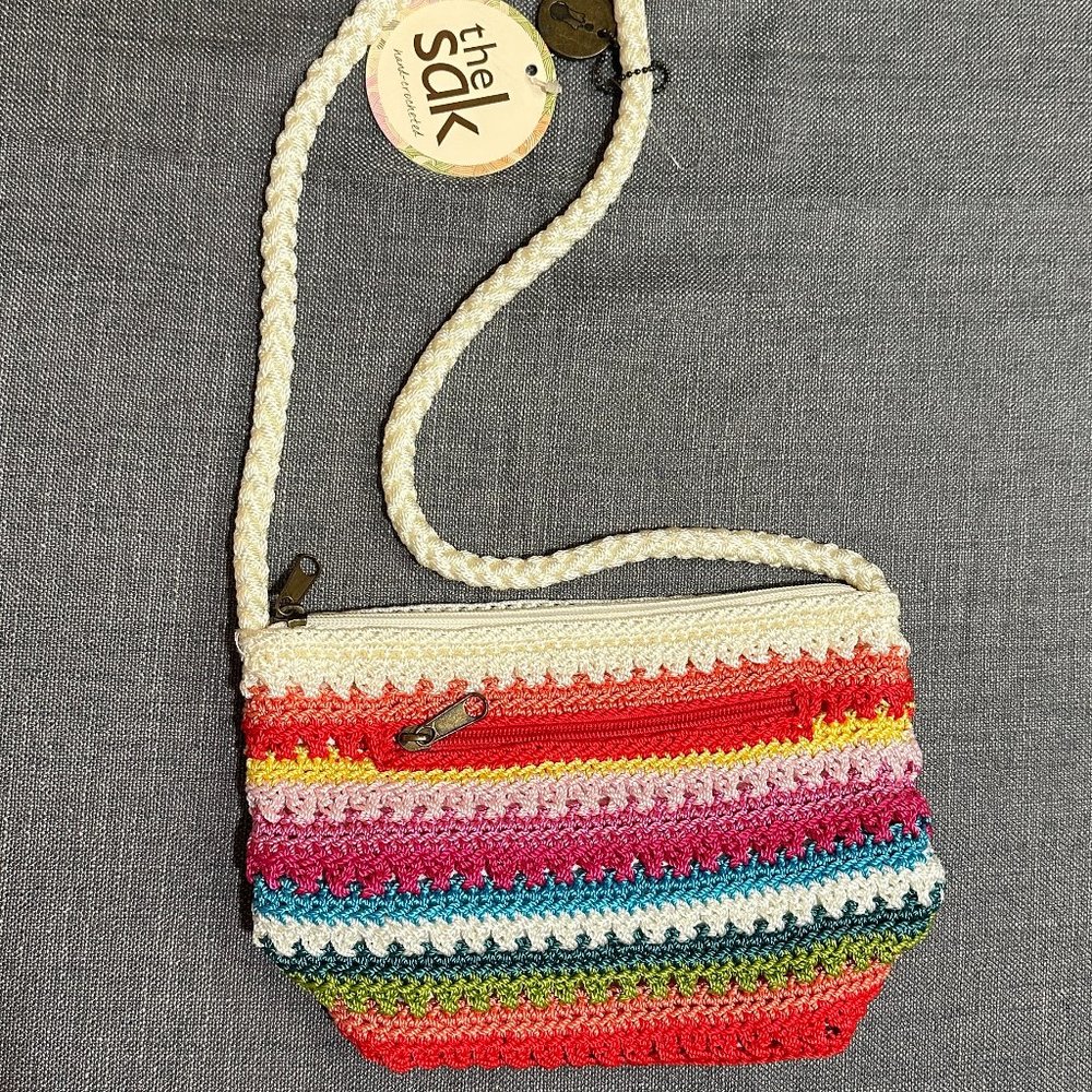 The Sak Original Rainbow Hand-Crocheted Bag